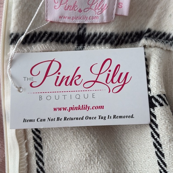 Small Pink Lily Plaid Skirt - Picture 4 of 4